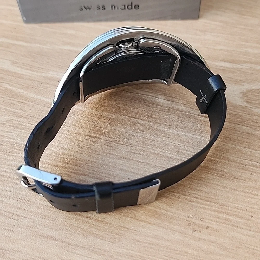 Calvin Klein Mound Women's Black and Silver Watch